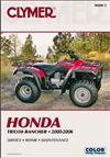 Honda TRX350 Rancher 2000 - 2006 Clymer Owners Service & Repair Manual