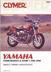 Yamaha YX600 Radian & FZ600, 1986 - 1990
Clymer Owners Service & Repair Manual