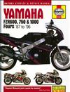 Yamaha FZR600, 750 & 1000 Fours 1987-1996 Haynes Owners Service & Repair Manual